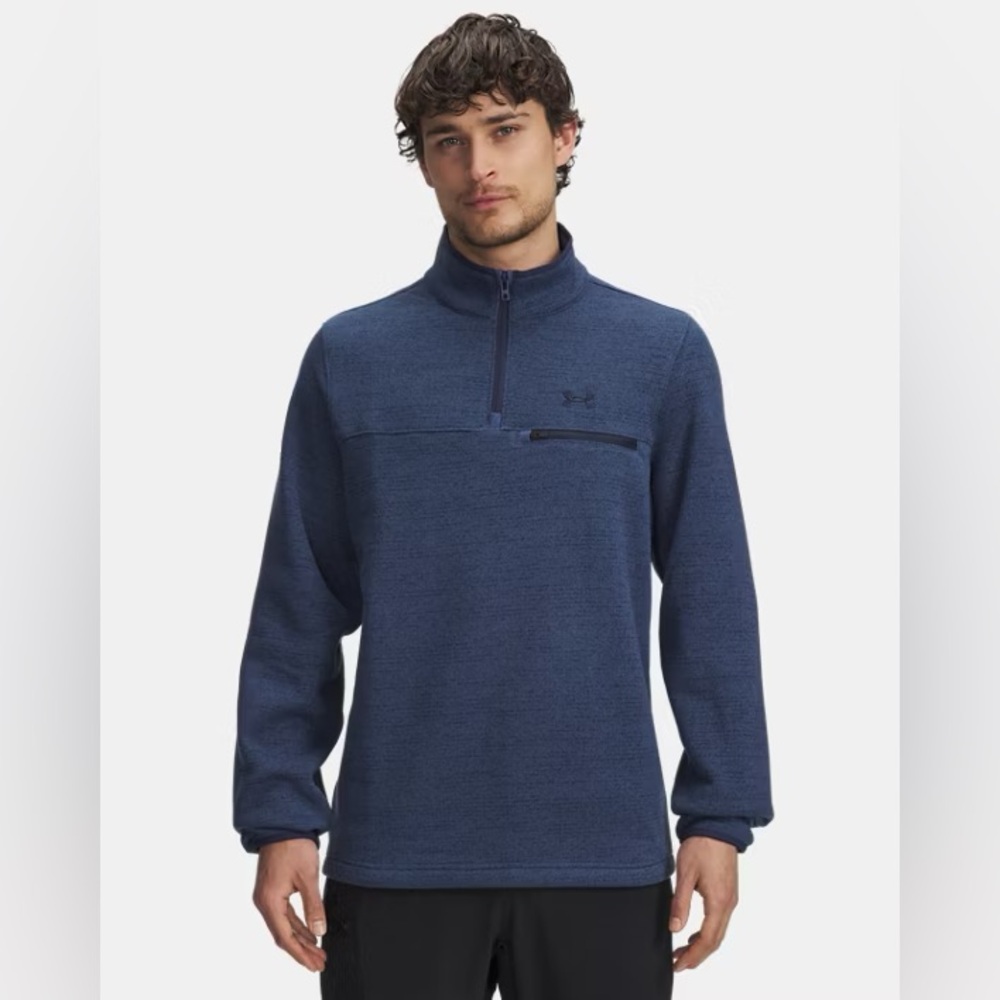 NWT Under Armour Men’s UA Quarter Zip Specialist Sweater